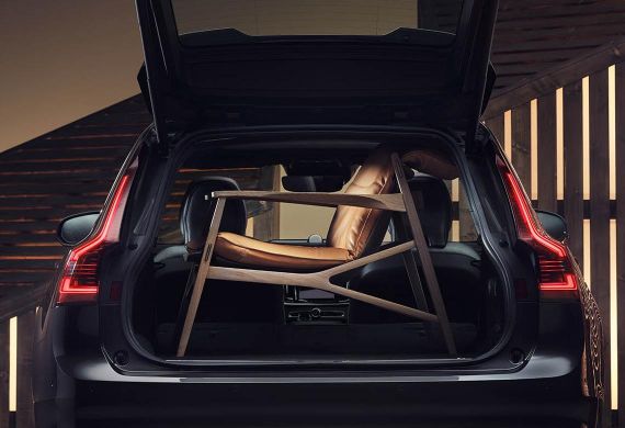 Úložný prostor vozu Volvo kombi